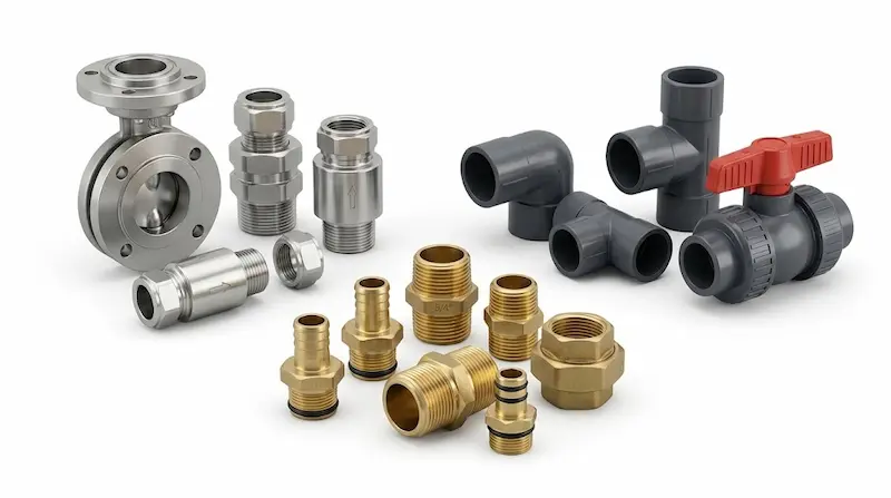 Giới thiệu chi tiết cấu tạo các loại phụ kiện đầu nối ren van nước