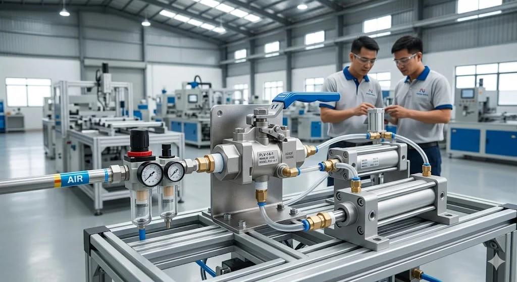 Hướng dẫn quy trình lắp đặt van chặn khí