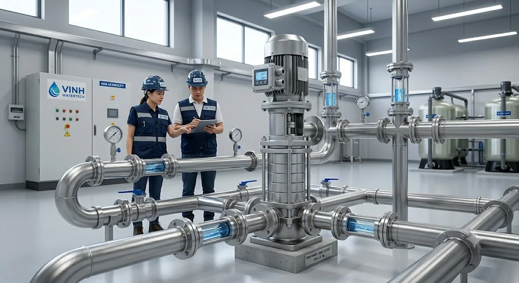 Hướng dân lựa chọn bơm ly tâm trục đứng đa tầng cánh