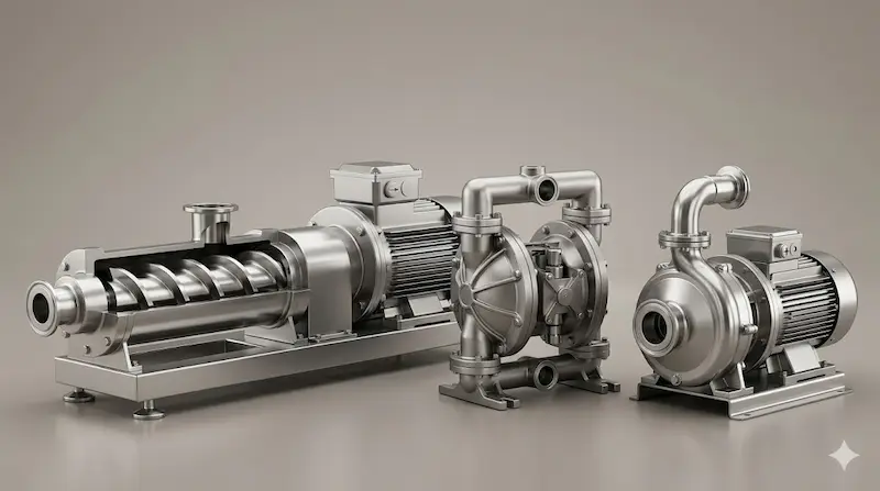 Giới thiệu các loại máy bơm màng bột phổ biến hiện nay