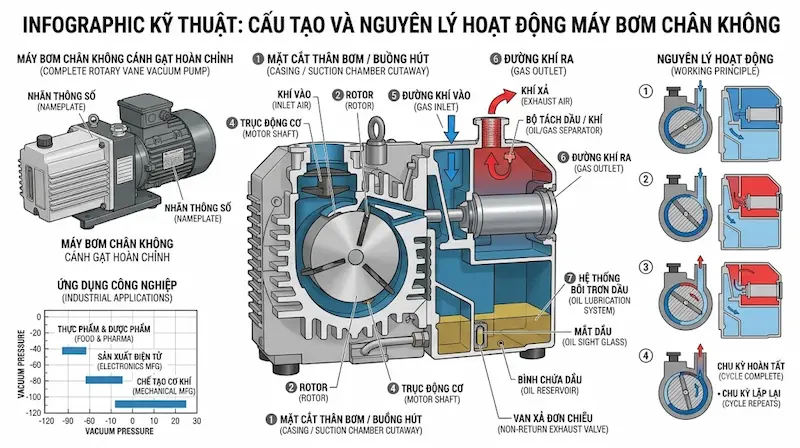 Nguyên lý hoạt động của máy bơm