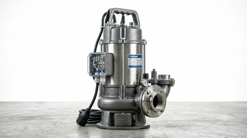 Giới thiệu chi tiết cấu tạo máy bơm chìm 1 pha