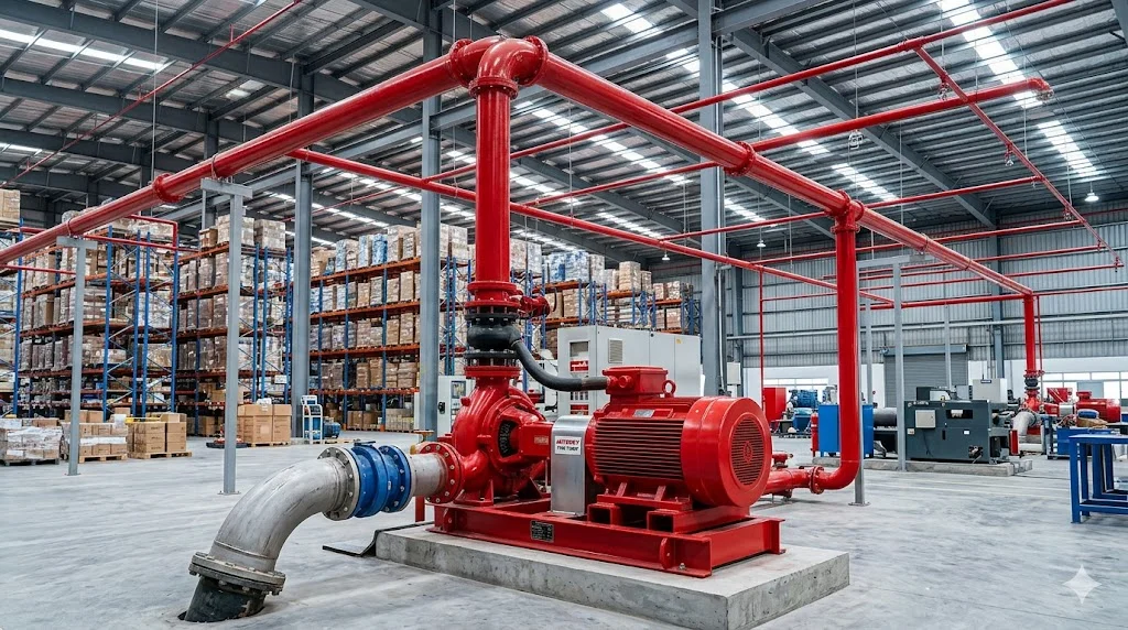 Ứng dụng thực tế của máy bơm chữa cháy