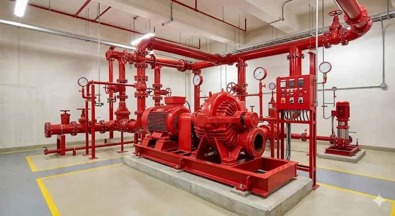 Giới thiệu chi tiết hệ thống máy bơm chữa cháy