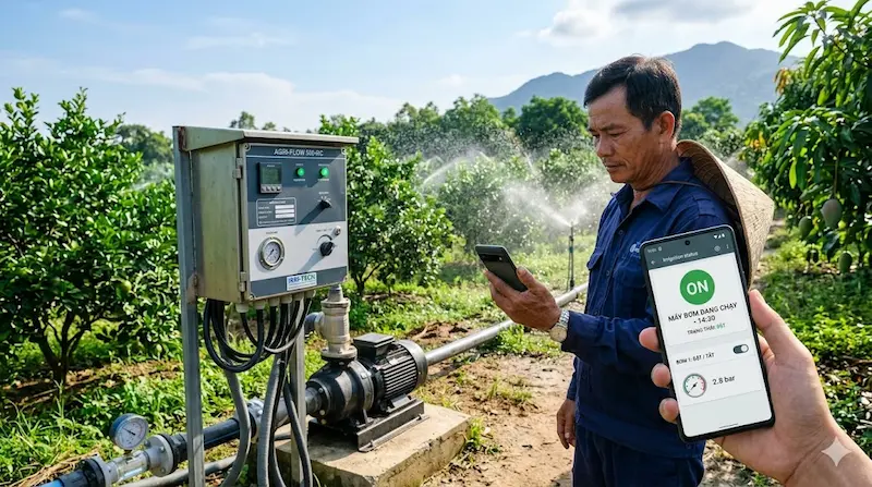 Giới thiệu chi tiết cấu tạo hệ thống máy bơm tự động