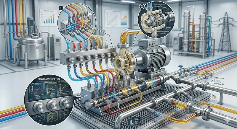 Nguyên lý hoạt động nền tảng của bơm háo chất