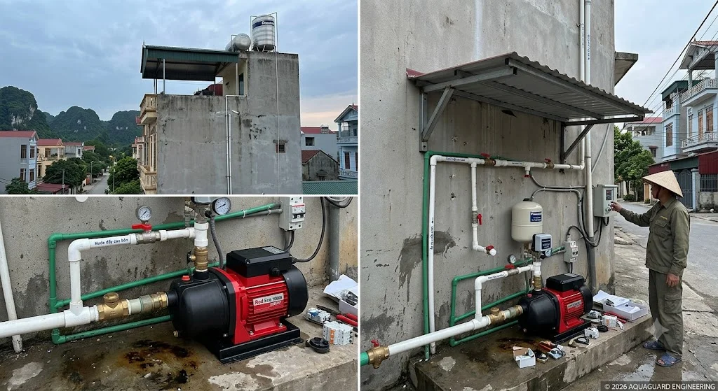Lưu ý khi vận hành và bảo trì máy bơm nước đẩy cao