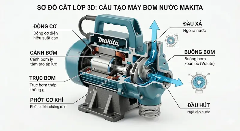 Thông số kỹ thuật quan trọng của máy bơm nước