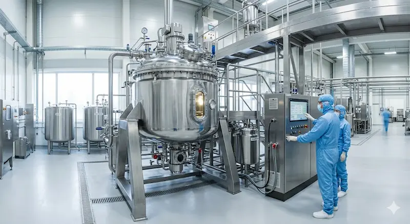 Giới thiệu chi tiết hệ thống máy trộn nhũ hoá