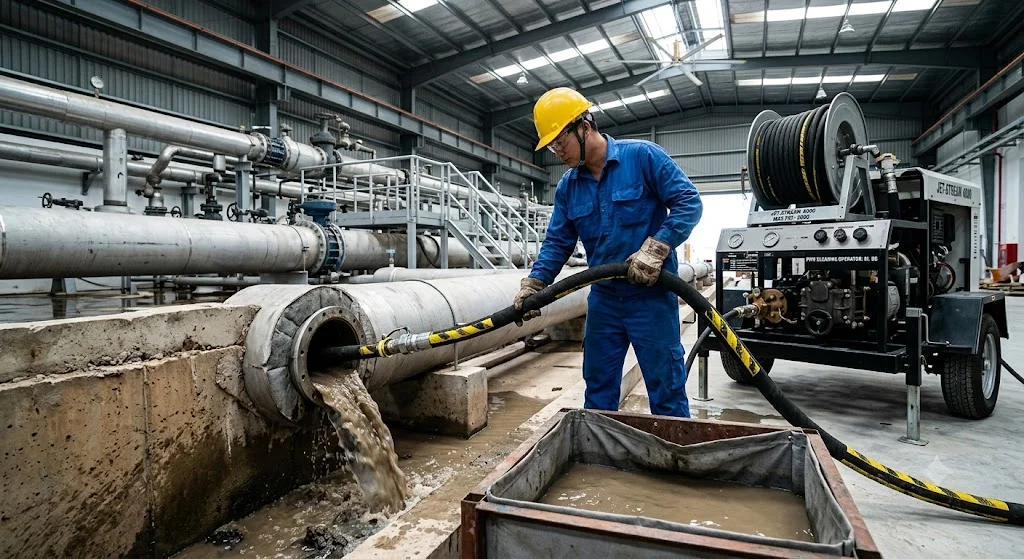Hướng dẫn sử dụng máy vệ sinh ống nước tránh sai lầm