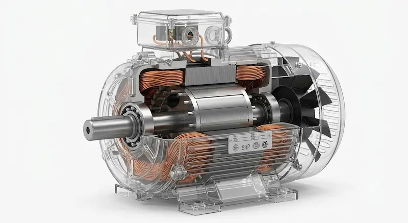 Cấu tạo bên trong của motor bơm nước