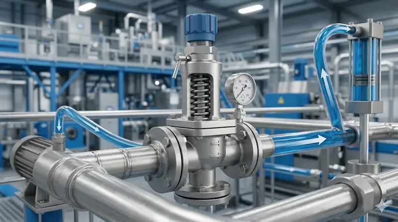 Giới thiệu chi tiết cấu tạo của van an toàn xả áp