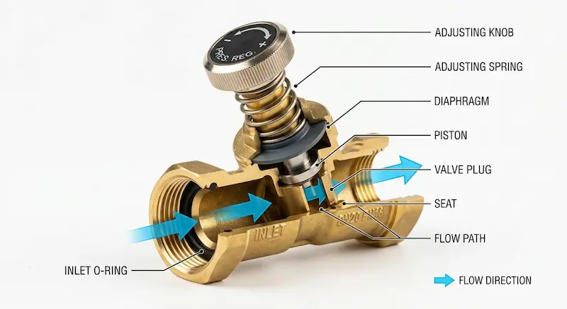 Các thông số kỹ thuật quan trọng của van giảm áp