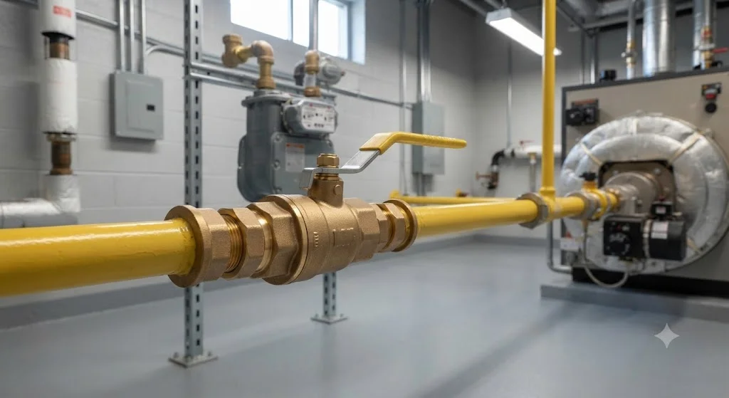 Ứng dụng thực tế của van gas bằng đồng
