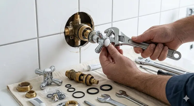 Hướng dẫn cách sửa van nước âm tường từng bước