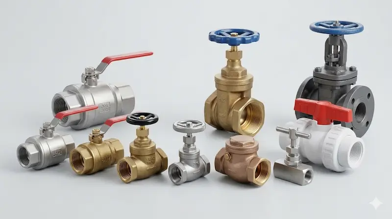 Giới thiệu chi tiết cấu tạo của các loại van ren trong