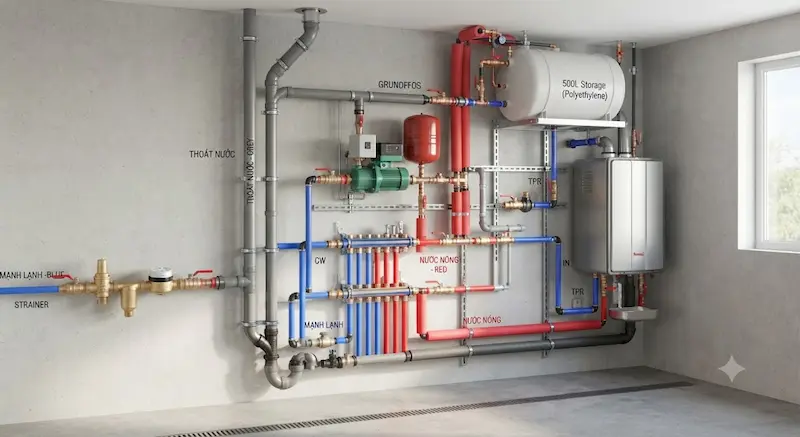 Giới thiệu chi tiết hệ thống cấp nước