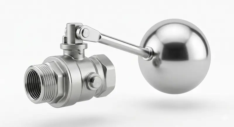 Giới thiệu chi tiết cấu tạo của van phao cơ