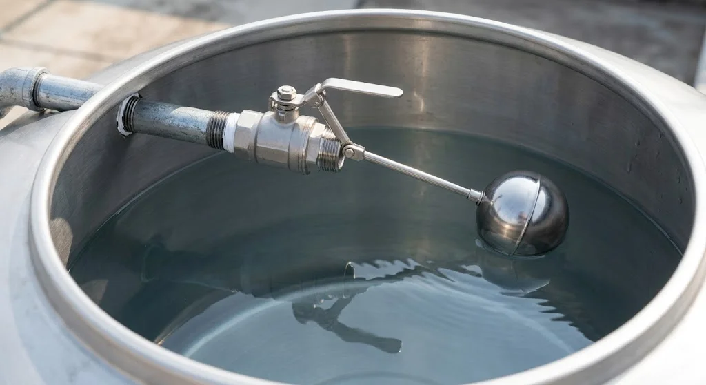 Ứng dụng thực tế sử dụng van phao cơ inox