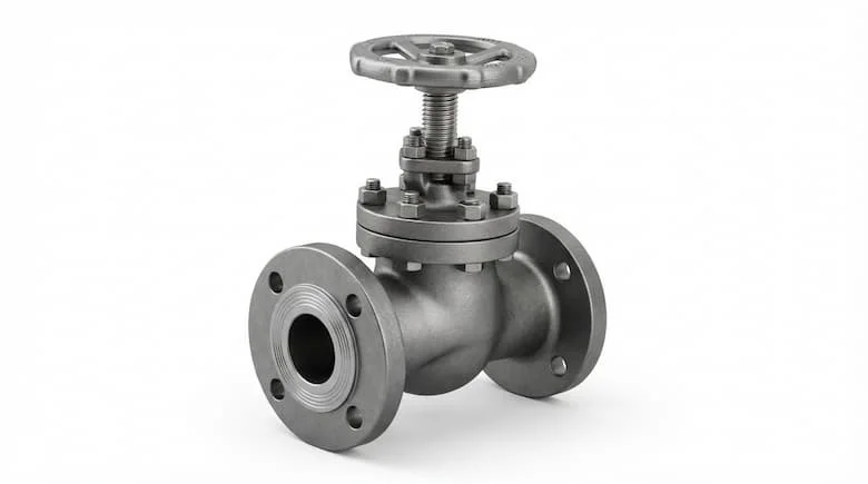 Van có thân bằng thép rèn hoặc đúc với nắp bắt vít, trục nâng, đĩa van được gia công chính xác, tay quay bền chắc, các mối nối mặt bích và kết cấu công nghiệp chịu tải nặng