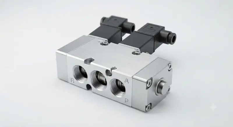 Giới thiệu chi tiết cấu tạo của van 4/2 khí nén
