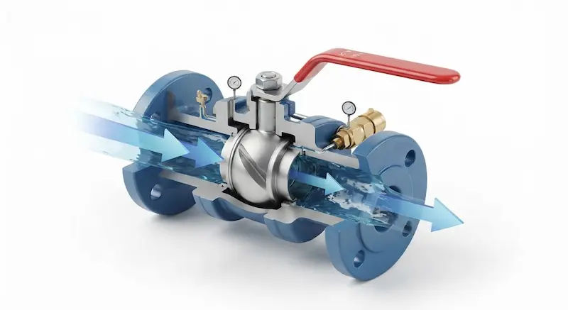 Cấu tạo và nguyên lý hoạt động bên trong của Ball Balancing Valve