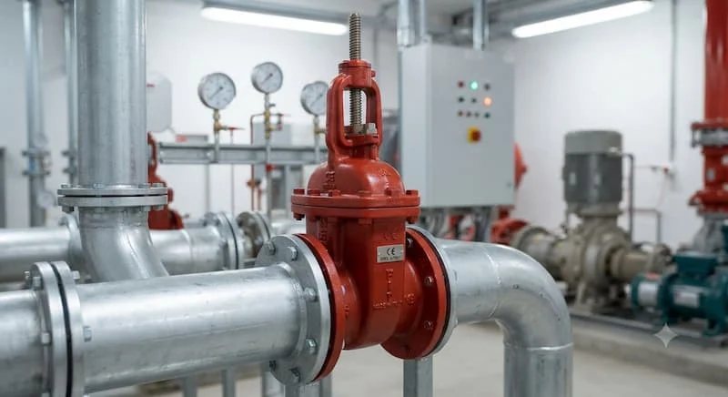 Van đang được lắp đặt trong môi trường công nghiệp thực tế, khẳng định độ bền và độ tin cậy trong các hệ thống lớn.
