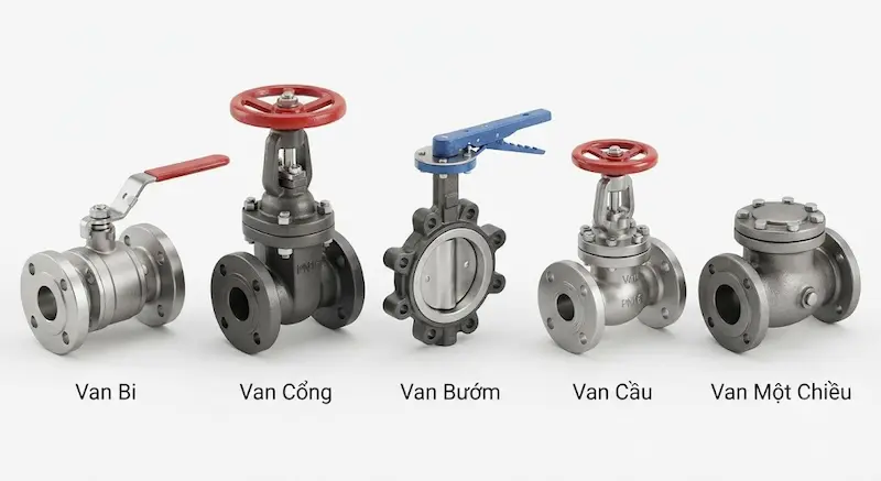 Giới thiệu chi tiết cấu tạo van công nghiệp