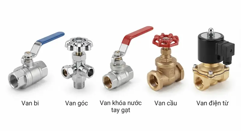 Giới thiệu chi tiết cấu tạo van vòi