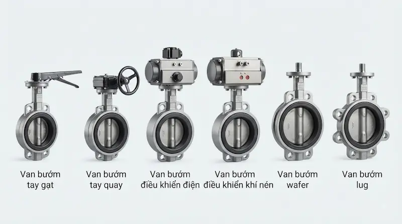 Giới thiệu chi tiết các loại van bướm phổ biến hiện nay