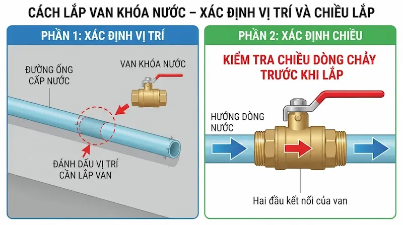 Giới thiệu chi tiết về cách lắp van khóa trong công nghiệp