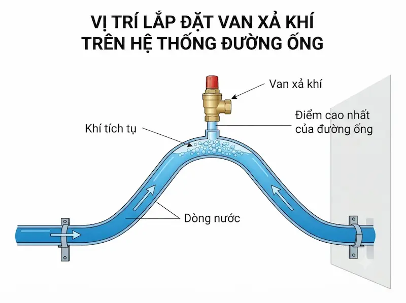Nguyên lý hoạt động của van xả khí