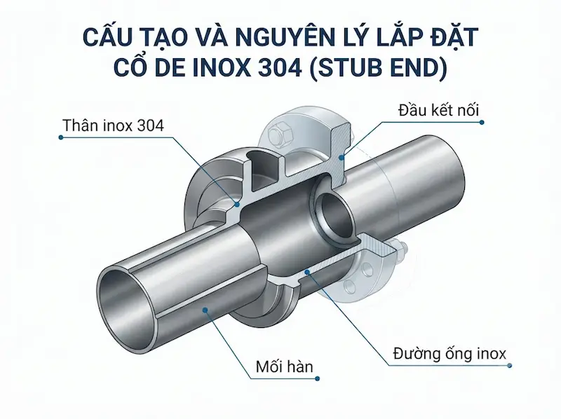 Nguyên lý hoạt động và cấu tạo của cổ dê inox