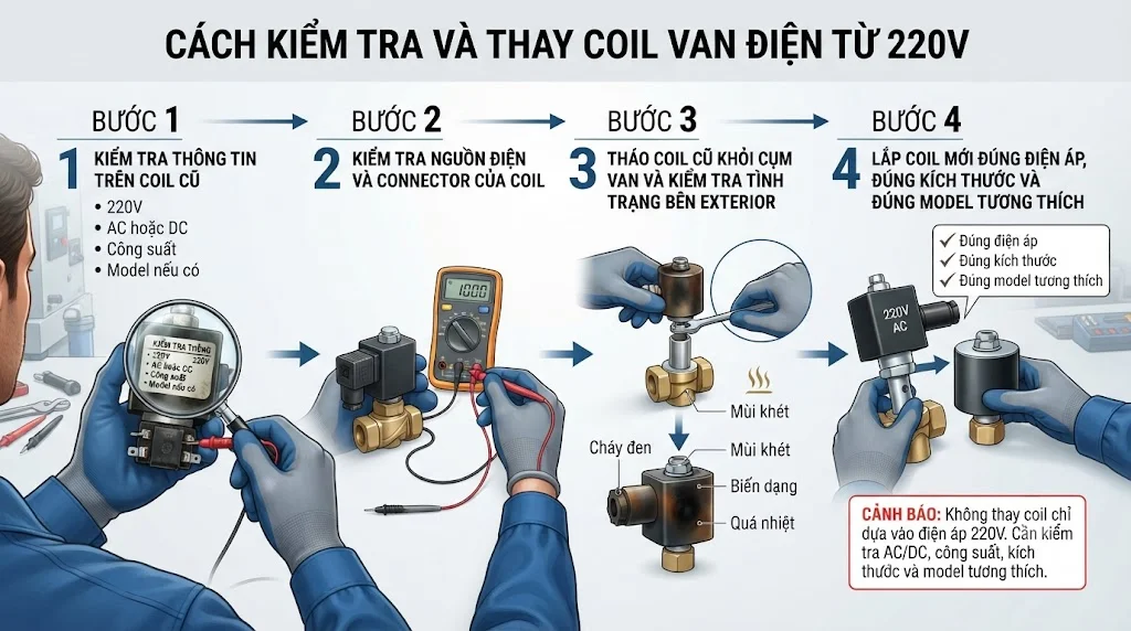 Ứng dụng thực tế của coil van điện từ trong công nghiệp