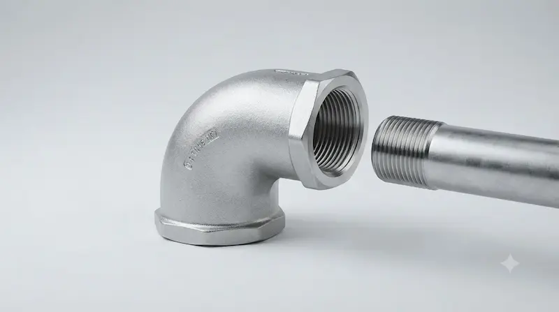 Giới thiệu chi tiết về cút nối ren trong công nghiệp
