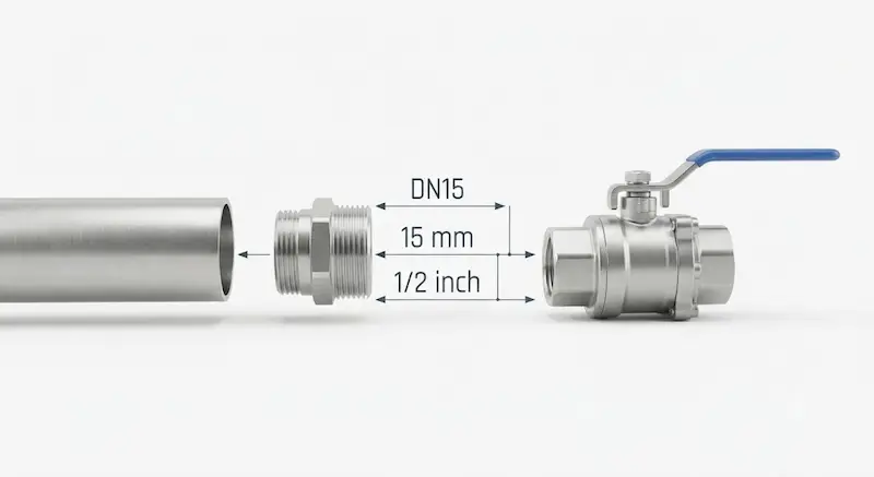 Nguyên lý quy đổi giữa DN, Inch và Phi