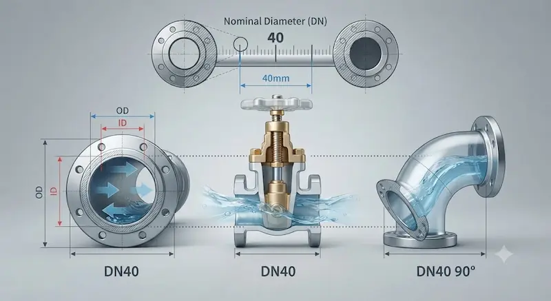 Phân tích chuyên sâu kích thước của đường ống nước