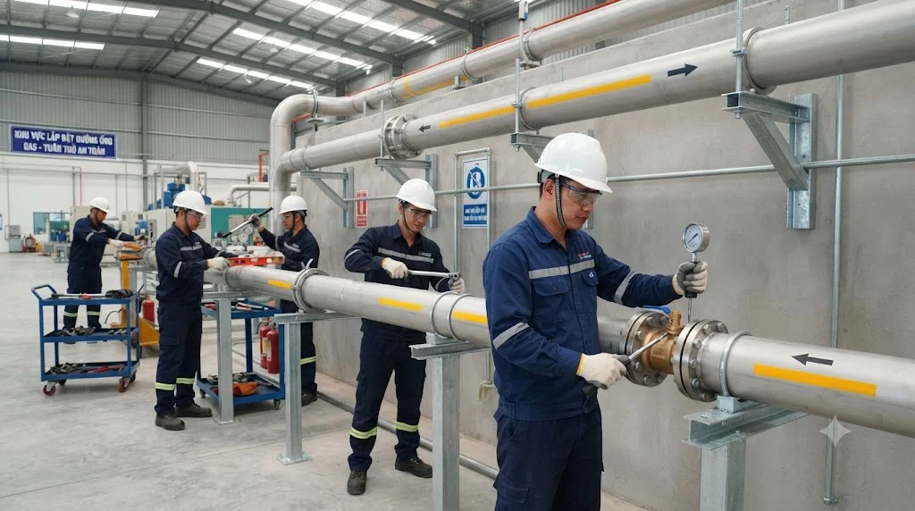 Ứng dụng thực tế của đường ống dẫn gas trong công nghiệp