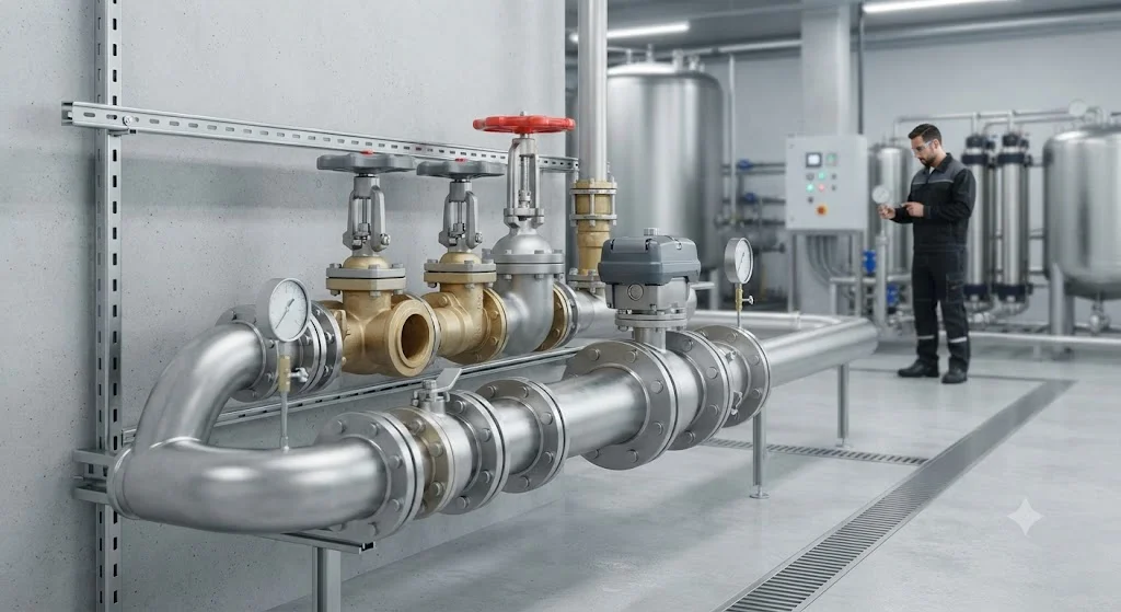 Ứng dụng thực tế của van trong các đường ống