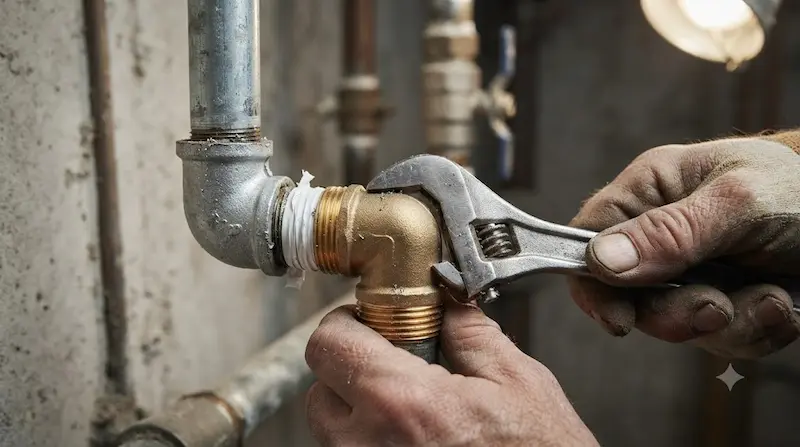 Cách lắp đặt góc nối ren trong thực tế