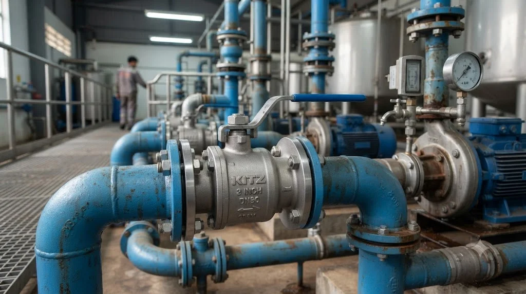 Ứng dụng thực tế của van bi trong công nghiệp