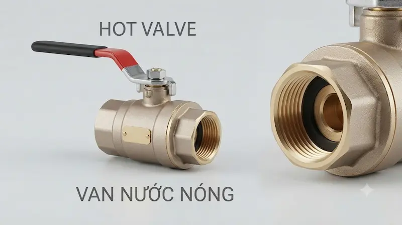 Giới thiệu chi tiết về khái niệm của van nước nóng