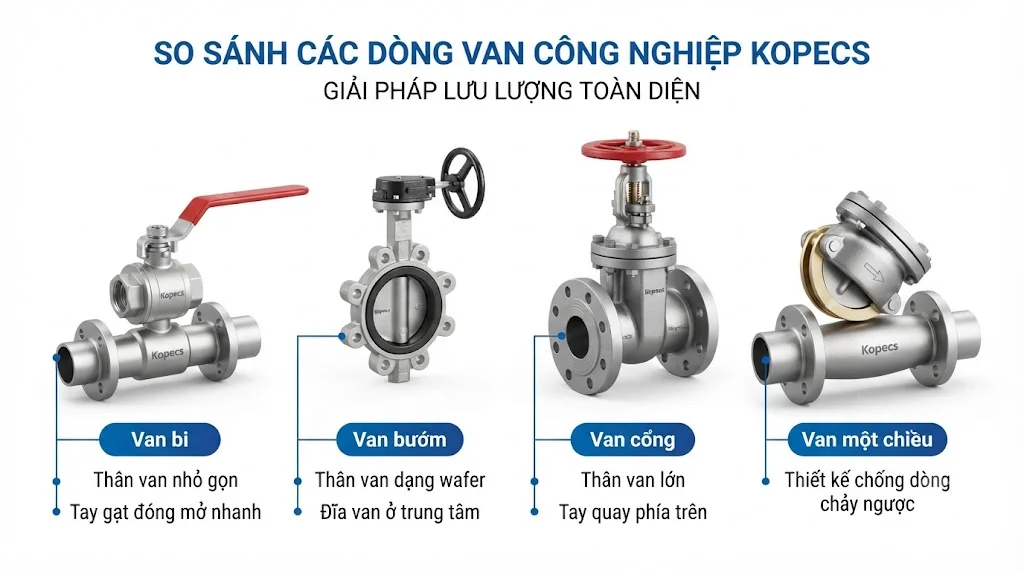 Ứng dụng của van công nghiệp trong thực tế