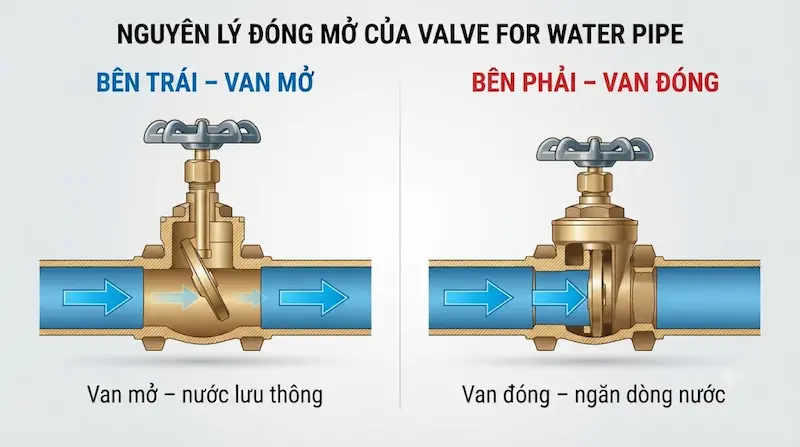 Nguyên lý hoạt động và cấu tạo bên trong của van