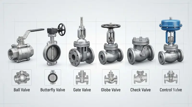 Phân loại các loại van đặc trưng của van Việt Nam