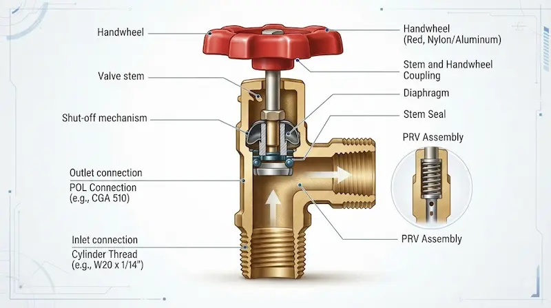 Cấu tạo và nguyên lý hoạt động của van nước LPG