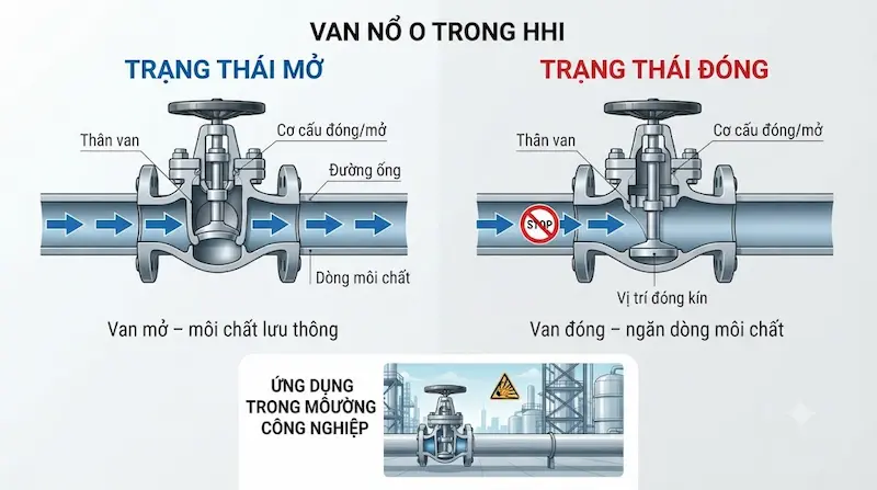 Nguyên lý hoạt động và cấu tạo bên trong của van