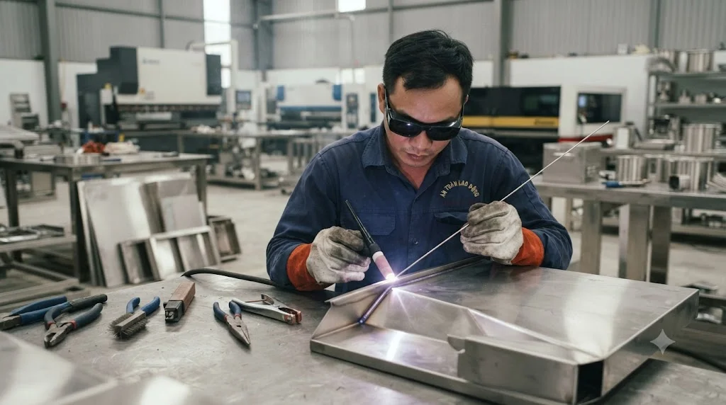 Ứng dụng thực tế của xưởng sản xuất inox trong công nghiệp