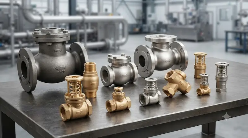 Giới thiệu chi tiết về khái niệm của các loại van một chiều trong công nghiệp