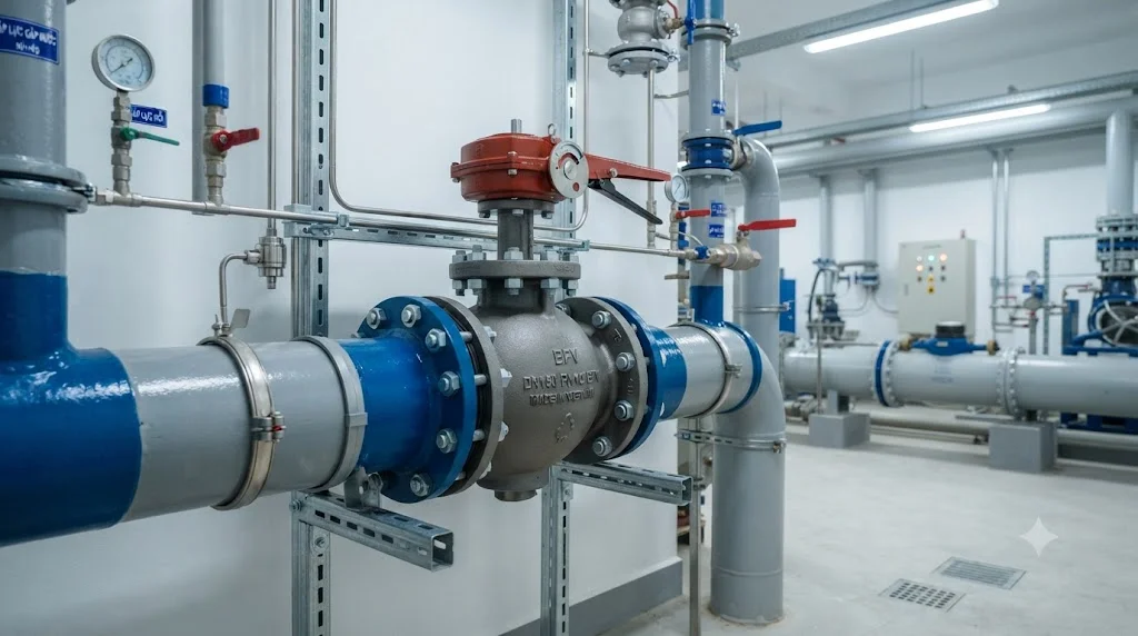 Ứng dụng thực tế của van bướm trong các lĩnh vực công nghiệp